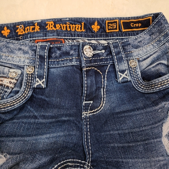 Rock Revival crop jeans size 25 - Picture 4 of 6